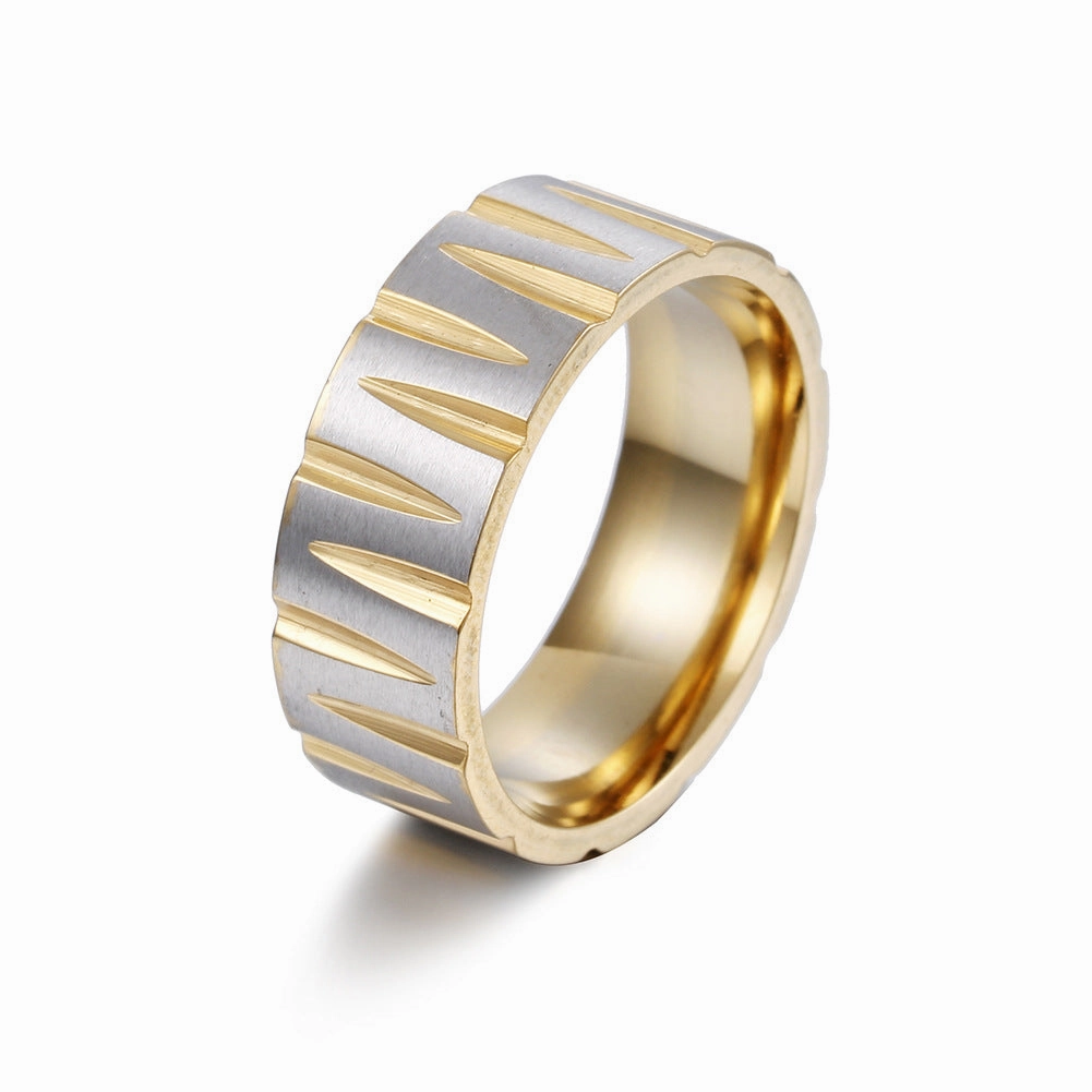 Wholesale Plating Colorful Stainless Steel Rings Stainless Steel