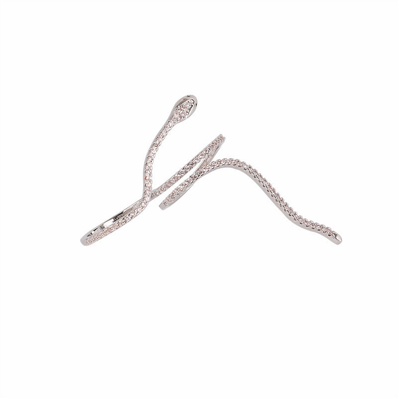 Wholesale Plating Diamond Opening Rings Alloy