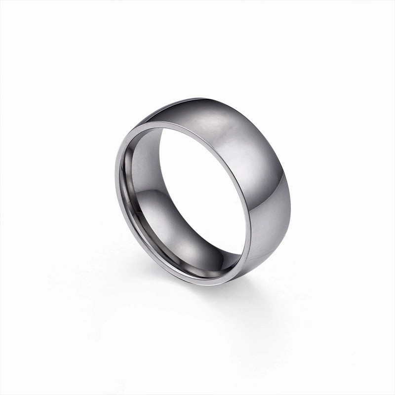Wholesale Popular 8mm Stainless Steel Rings