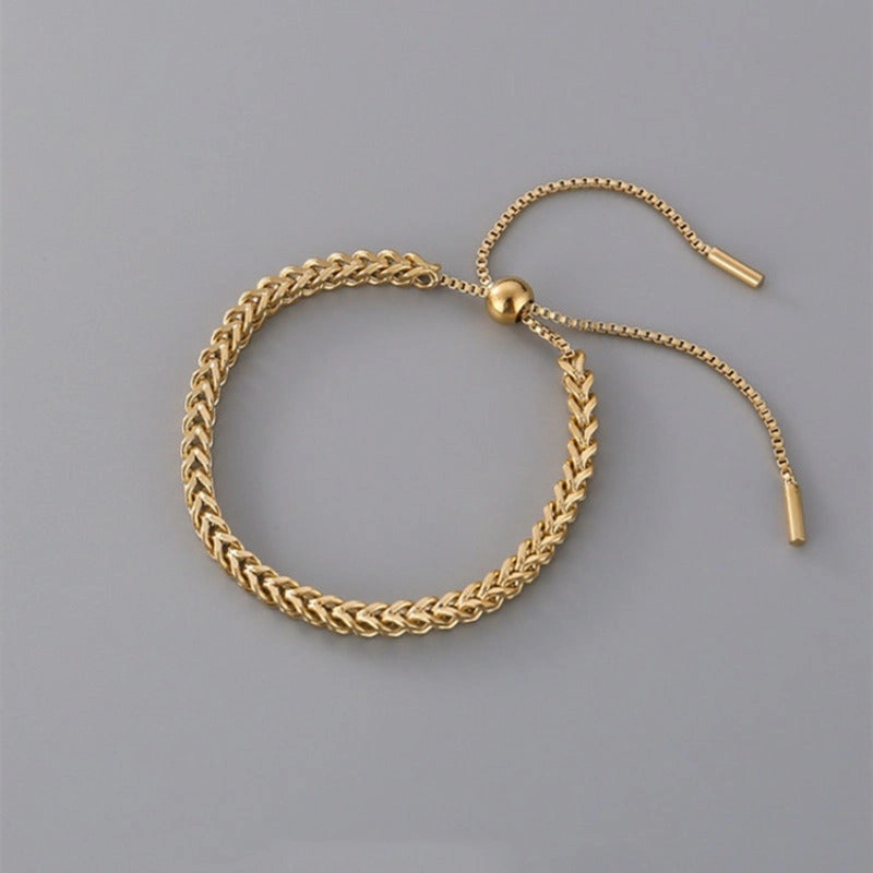 Wholesale Pull Braided Titanium Steel Bracelet