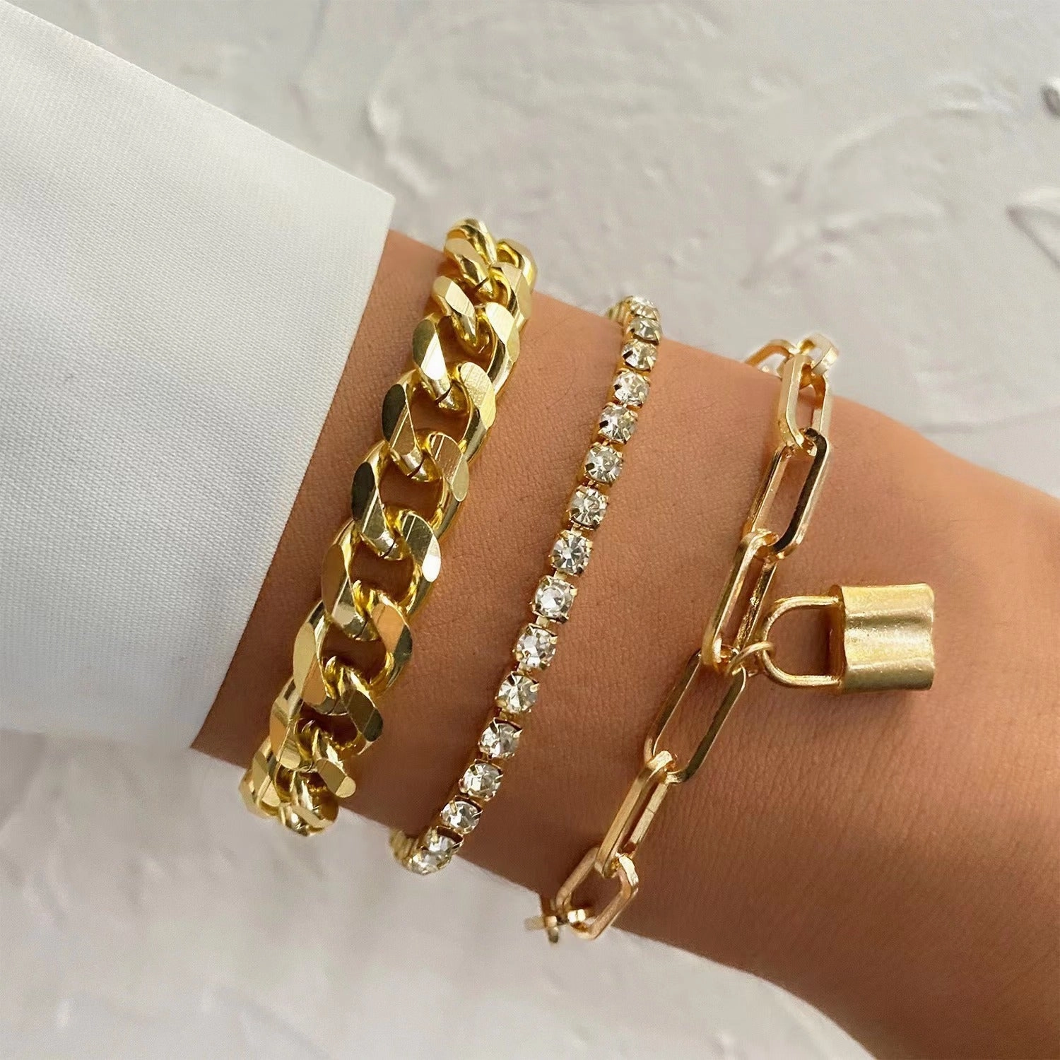 Wholesale Punk Style Women's Alloy Bracelets