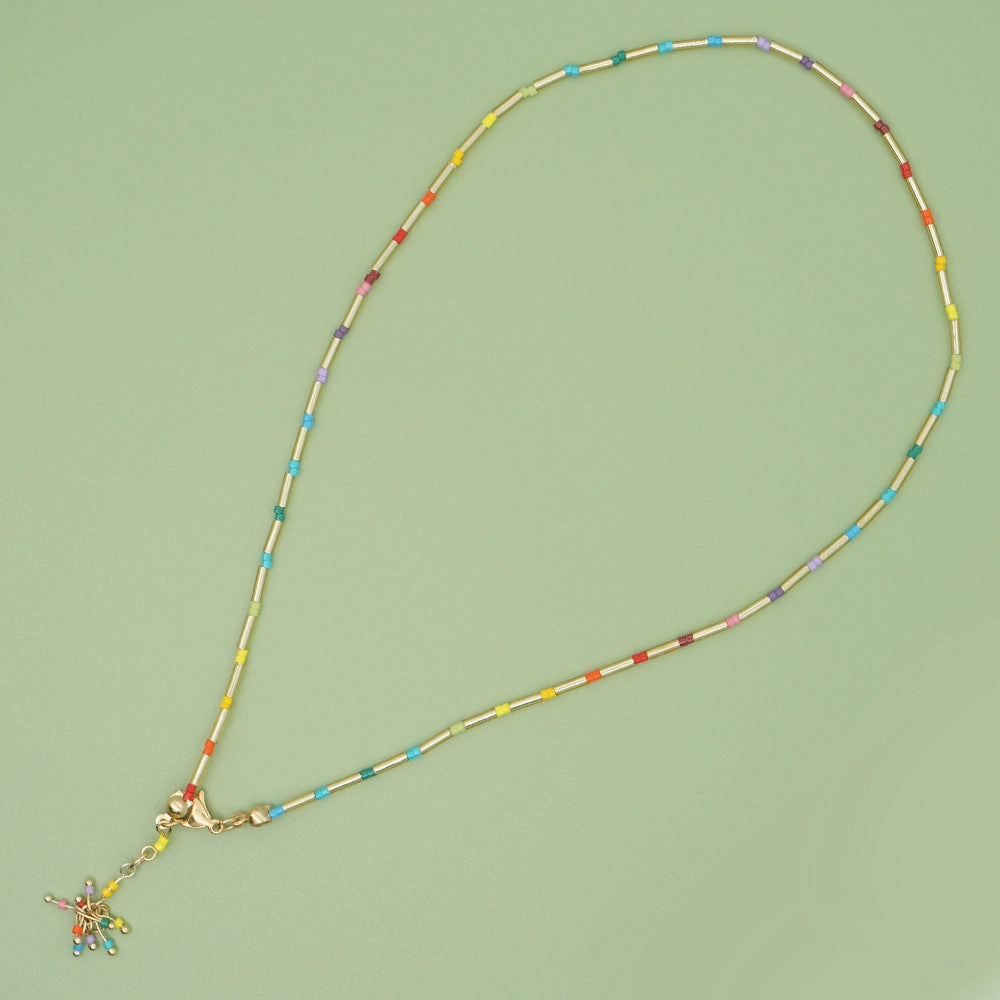 Wholesale Rainbow Twist Pendant Necklaces