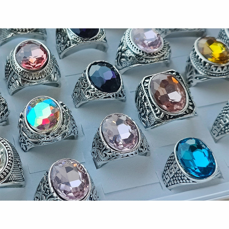 Wholesale Random 50pcs/100pcs Alloy Rings