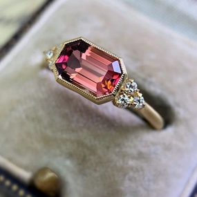 Wholesale Red Gemstone Alloy Rings