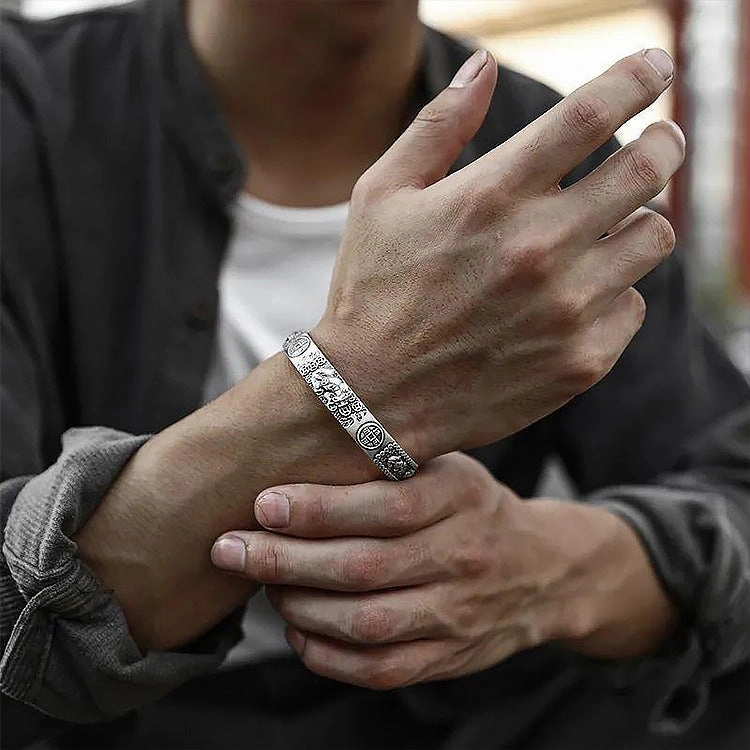 Wholesale Retro Transportation of Pixiu Men's Alloy Bracelet