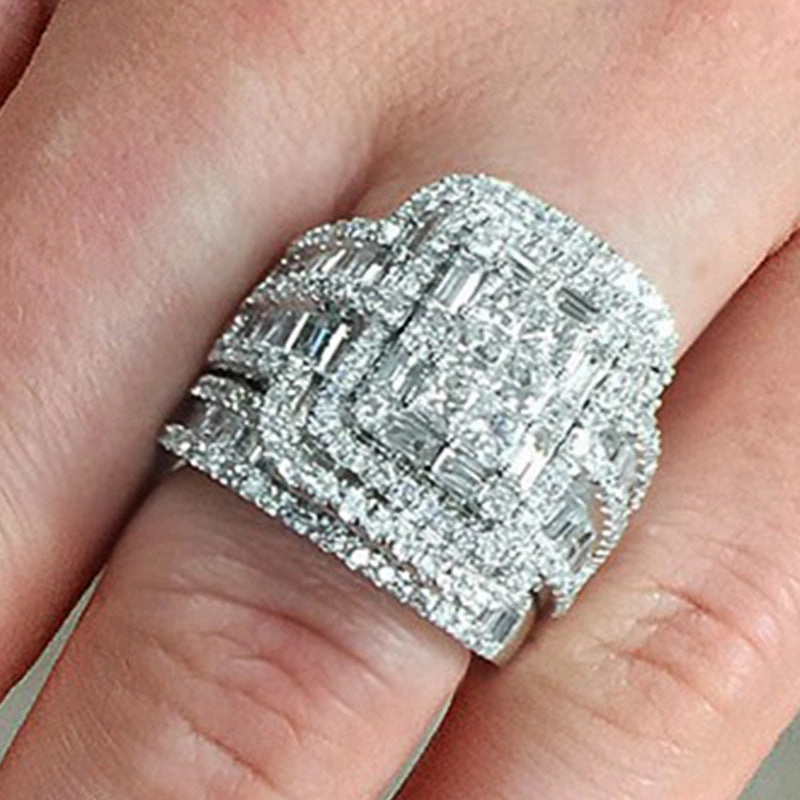 Wholesale Rhinestone Alloy Rings
