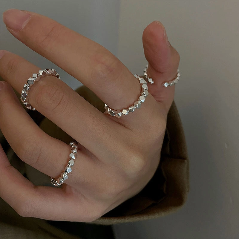 Wholesale Rhombus Silver Rings