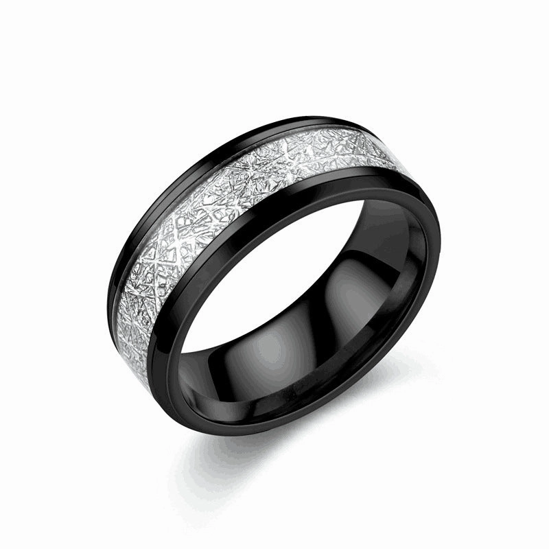 Wholesale Rime Pattern Men's Stainless & Titanium Rings