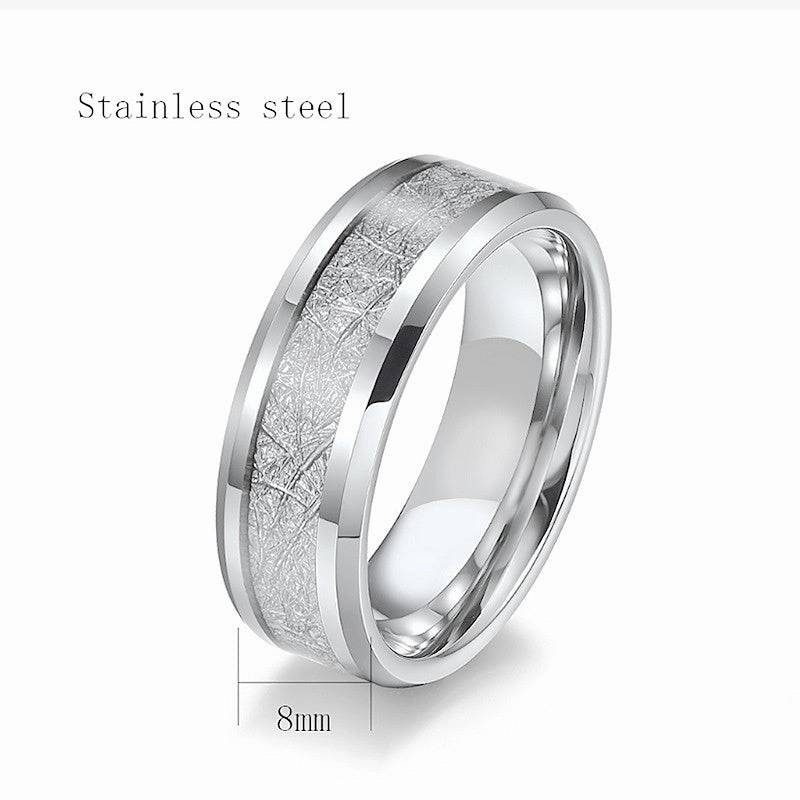 Wholesale Rime Pattern Men's Stainless & Titanium Rings