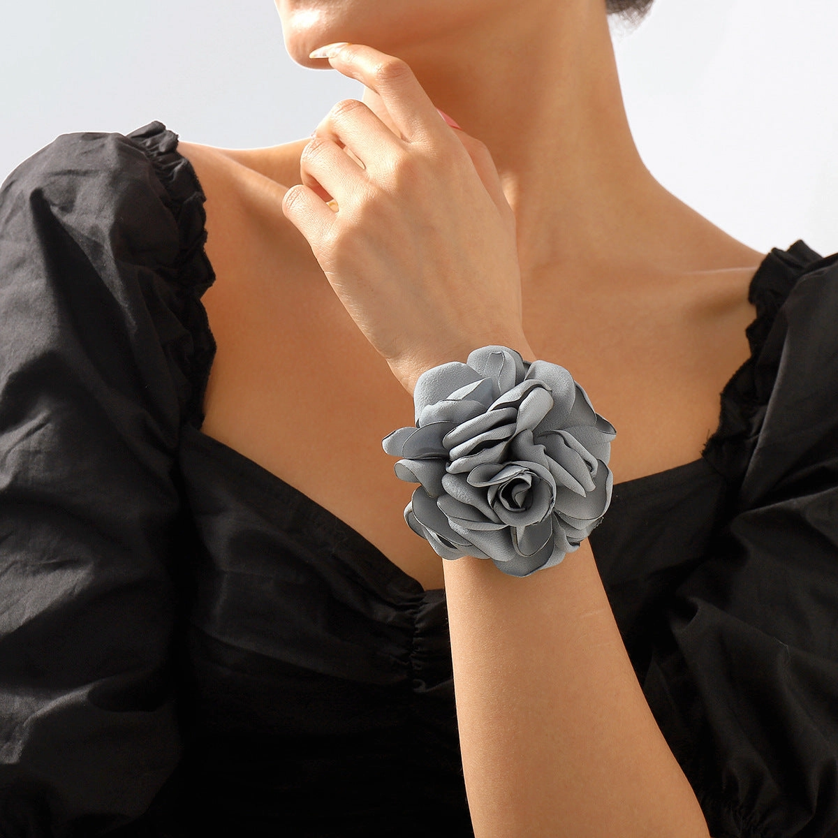 Wholesale Rose Flocking Cloth Bracelets Necklaces