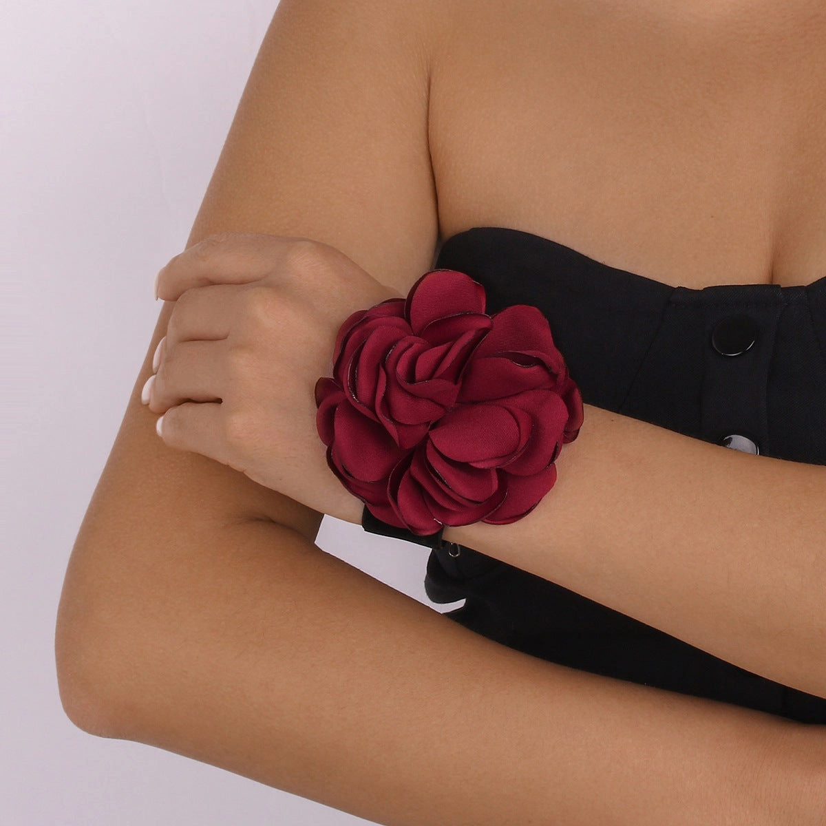 Wholesale Rose Flocking Cloth Bracelets Necklaces