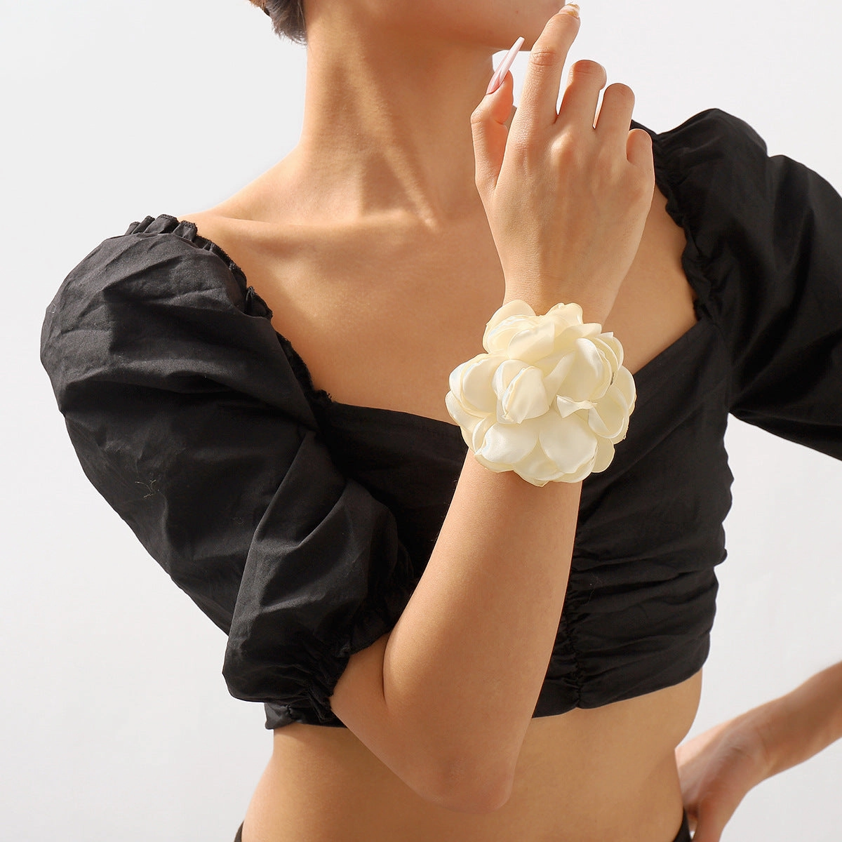Wholesale Rose Flocking Cloth Bracelets Necklaces