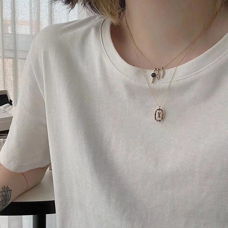 Wholesale S925 Silver DIY Numbers Series Necklaces