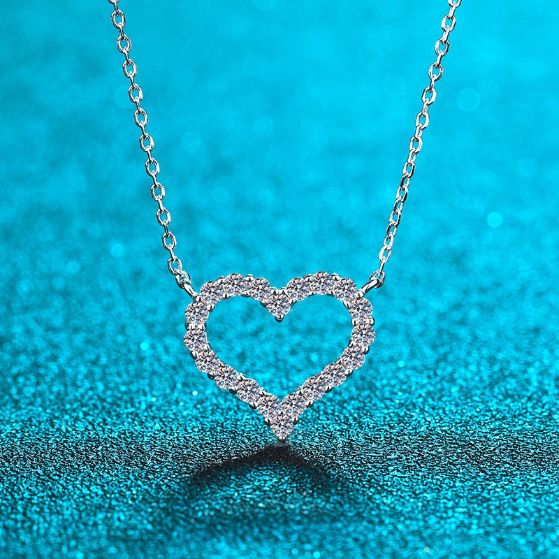Wholesale S925 Sterling Silver Plated Pt950 Gold Love Necklace