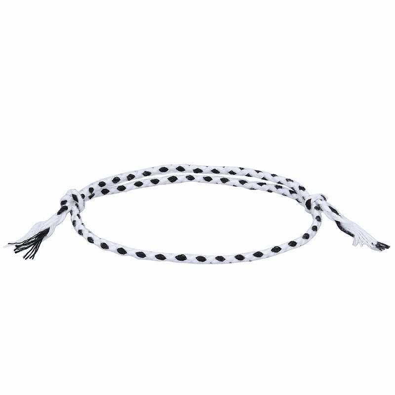 Wholesale Safety Buckle Four Strands Color Hand Woven Polyester Cotton Bracelet