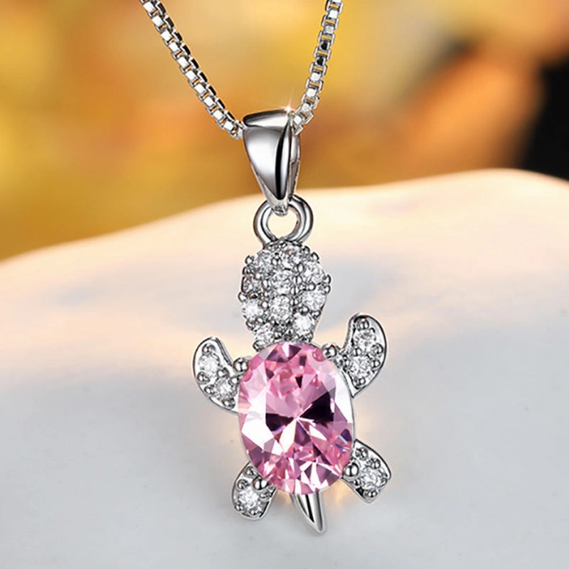 Wholesale Sea Animal Turtle Necklaces with Diamonds