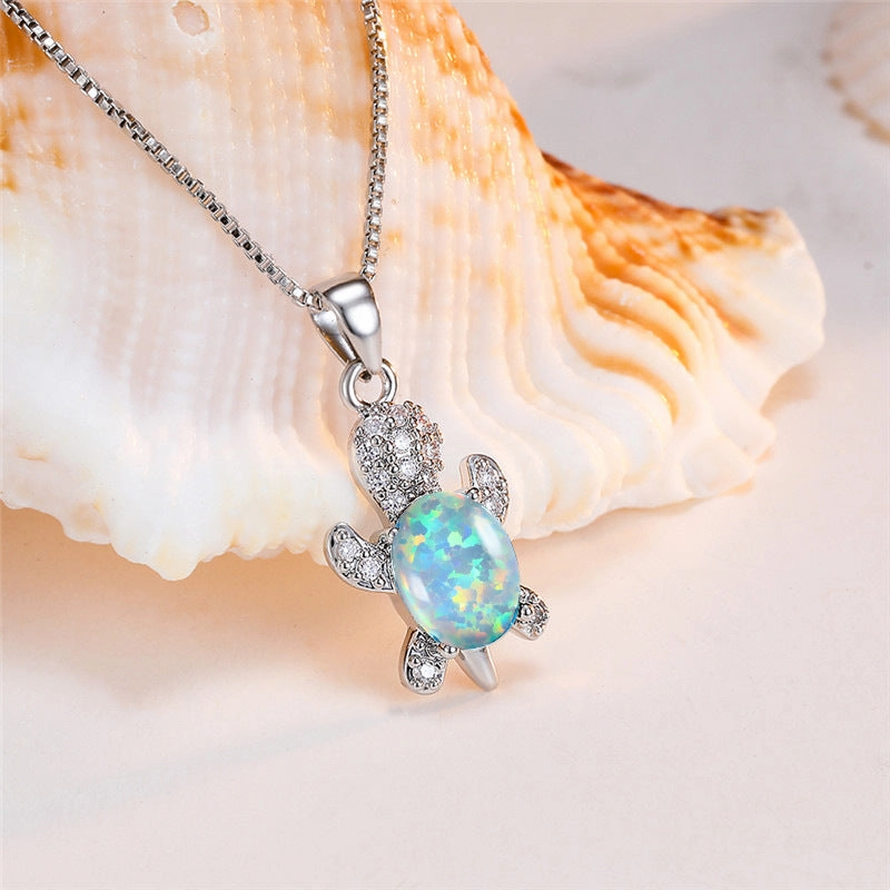 Wholesale Sea Animal Turtle Necklaces with Diamonds