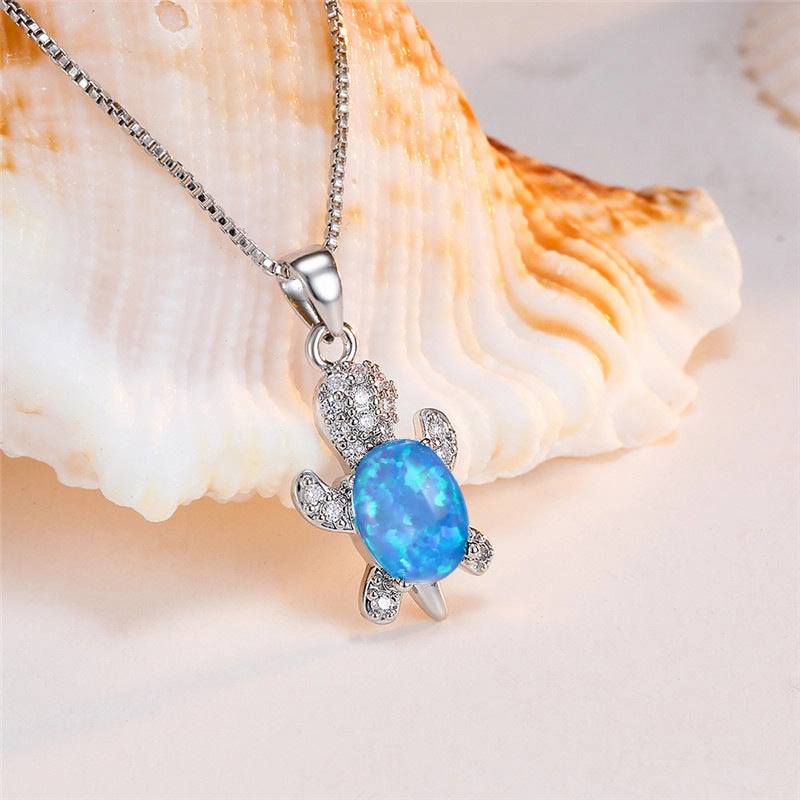 Wholesale Sea Animal Turtle Necklaces with Diamonds