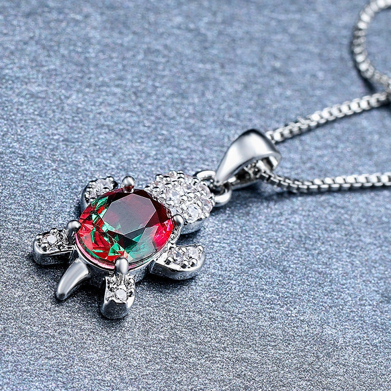 Wholesale Sea Animal Turtle Necklaces with Diamonds