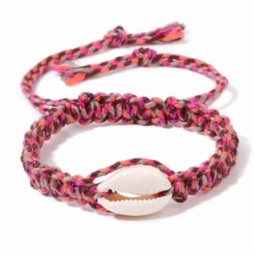 Wholesale Seashell Conch Wire Braided Bracelet