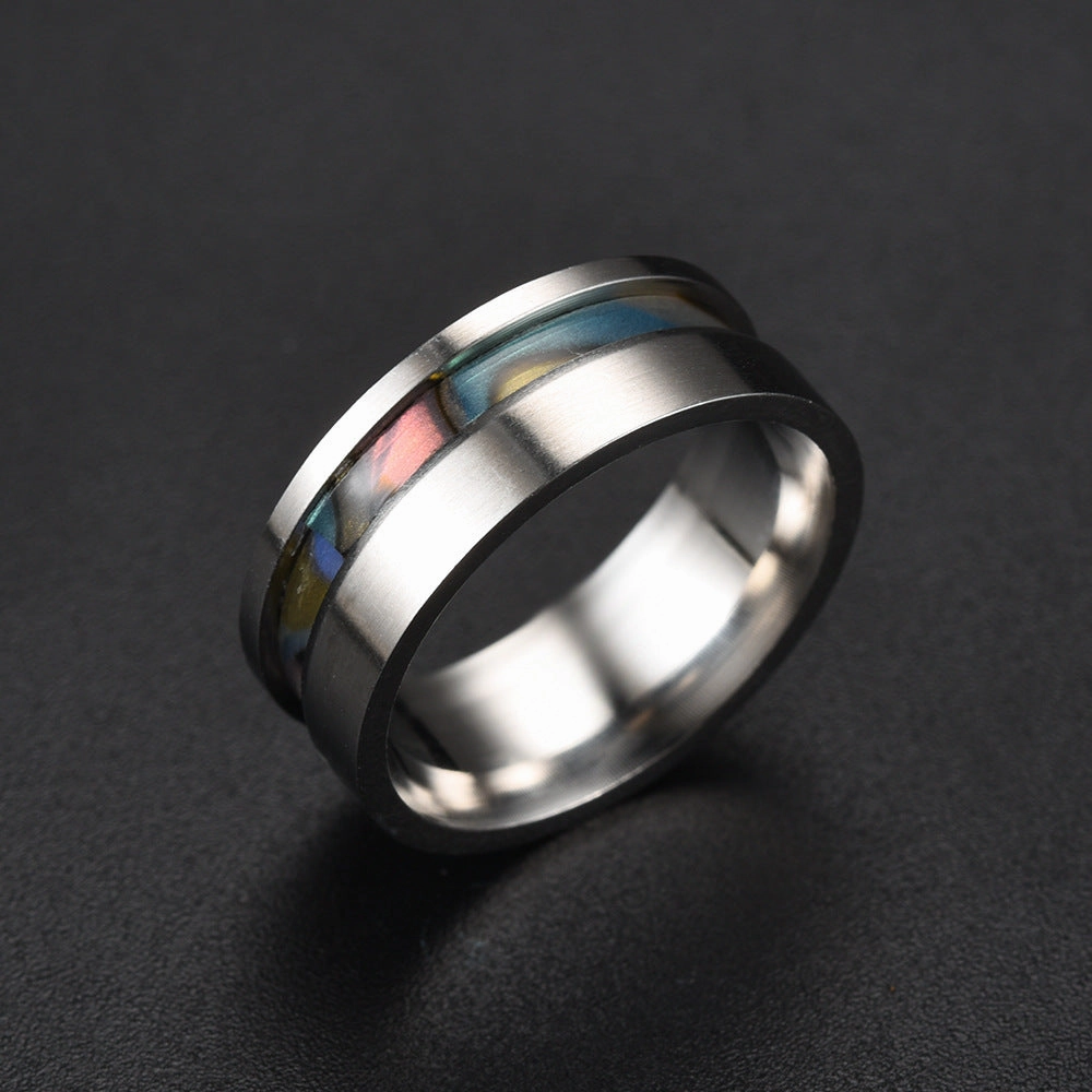 Wholesale Seashell Couple Stainless Steel Rings