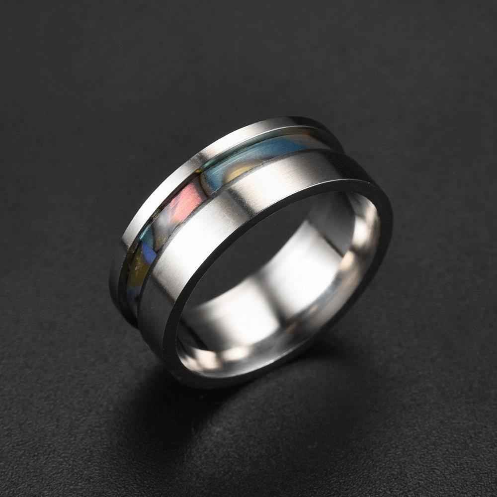 Wholesale Seashell Couple Stainless Steel Rings