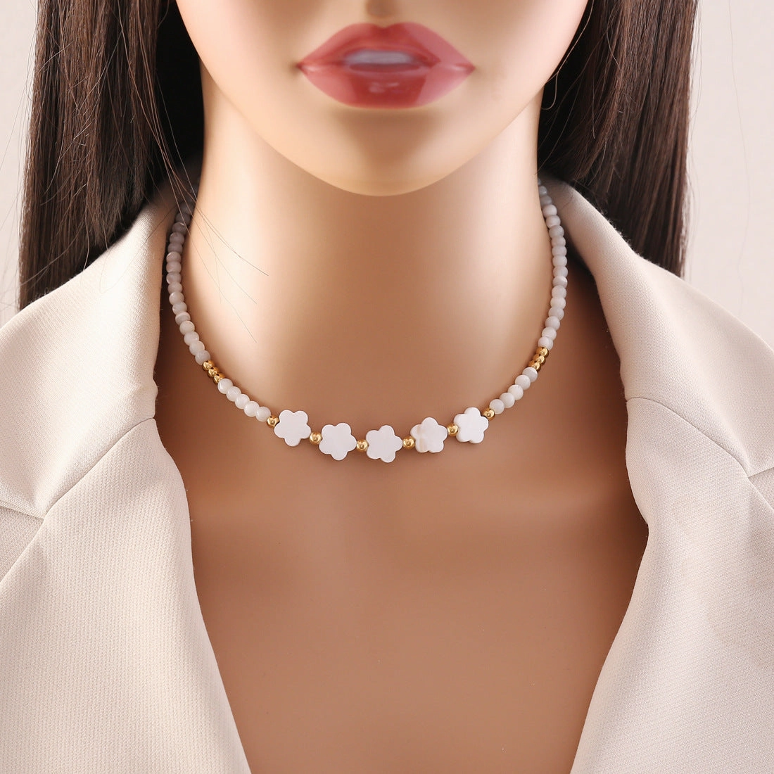 Wholesale Seashell Heart Star Butterfly Stainless Steel Necklaces