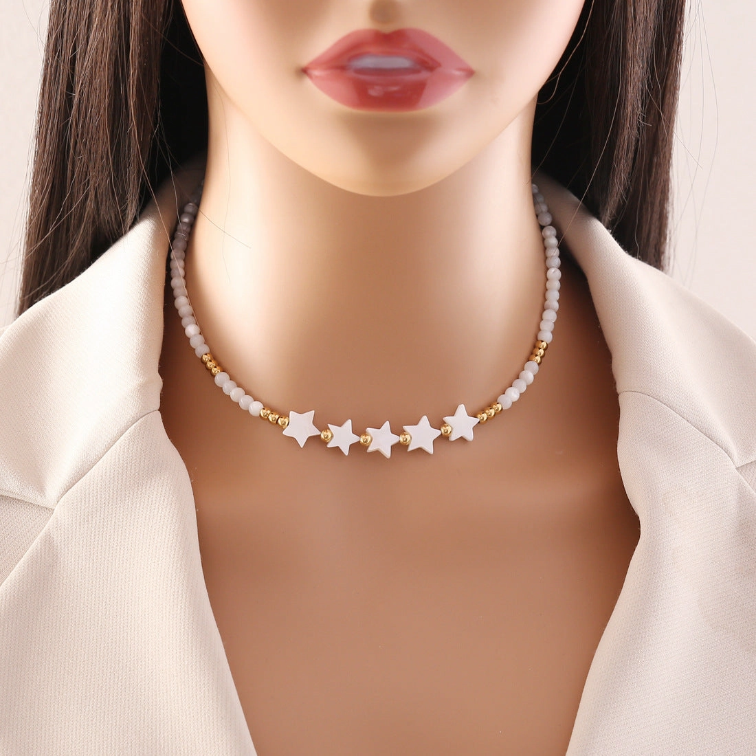 Wholesale Seashell Heart Star Butterfly Stainless Steel Necklaces