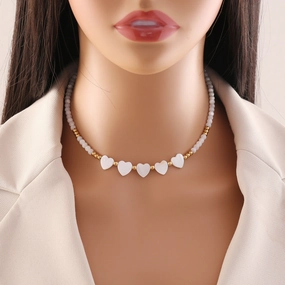 Wholesale Seashell Heart Star Butterfly Stainless Steel Necklaces