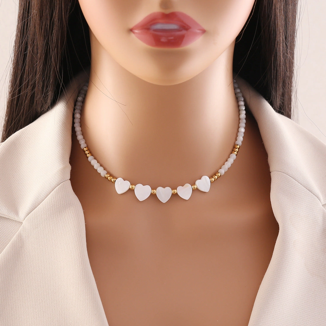 Wholesale Seashell Heart Star Butterfly Stainless Steel Necklaces