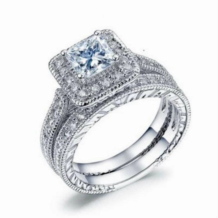 Wholesale Silver Zirconia Metal Rings
