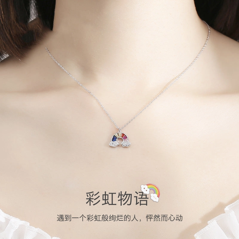 Wholesale Simple and Color Preserving Titanium Steel Women's Versatile Niche High End Exquisite Light Luxury Versatile Simple Necklace