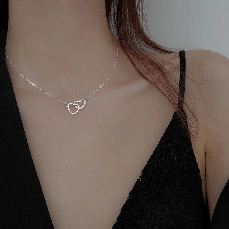 Wholesale Simple and Color Preserving Titanium Steel Women's Versatile Niche High End Exquisite Light Luxury Versatile Simple Necklace