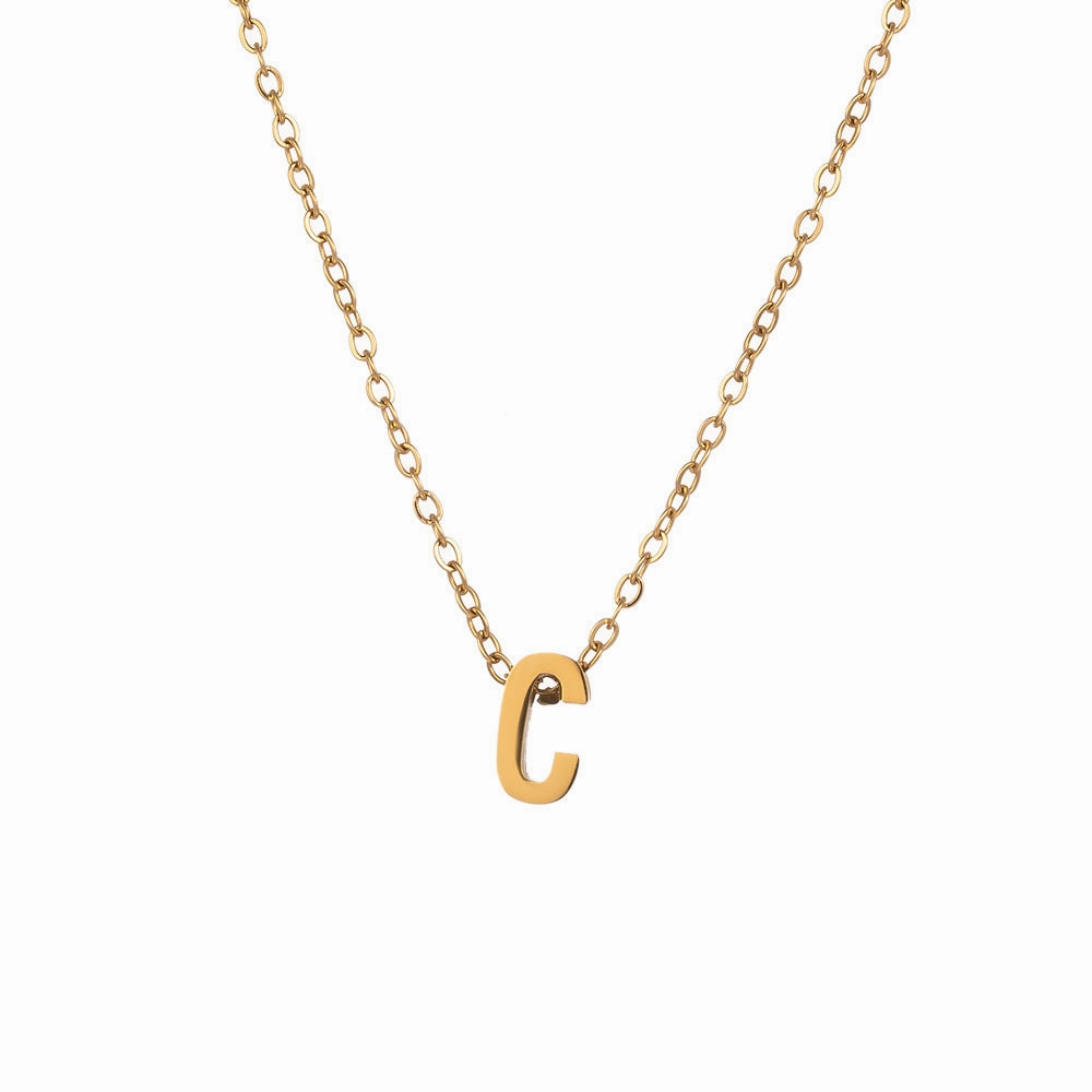 Wholesale Simple and Color Preserving Titanium Steel Women's Versatile Niche High End Exquisite Light Luxury Versatile Simple Necklace