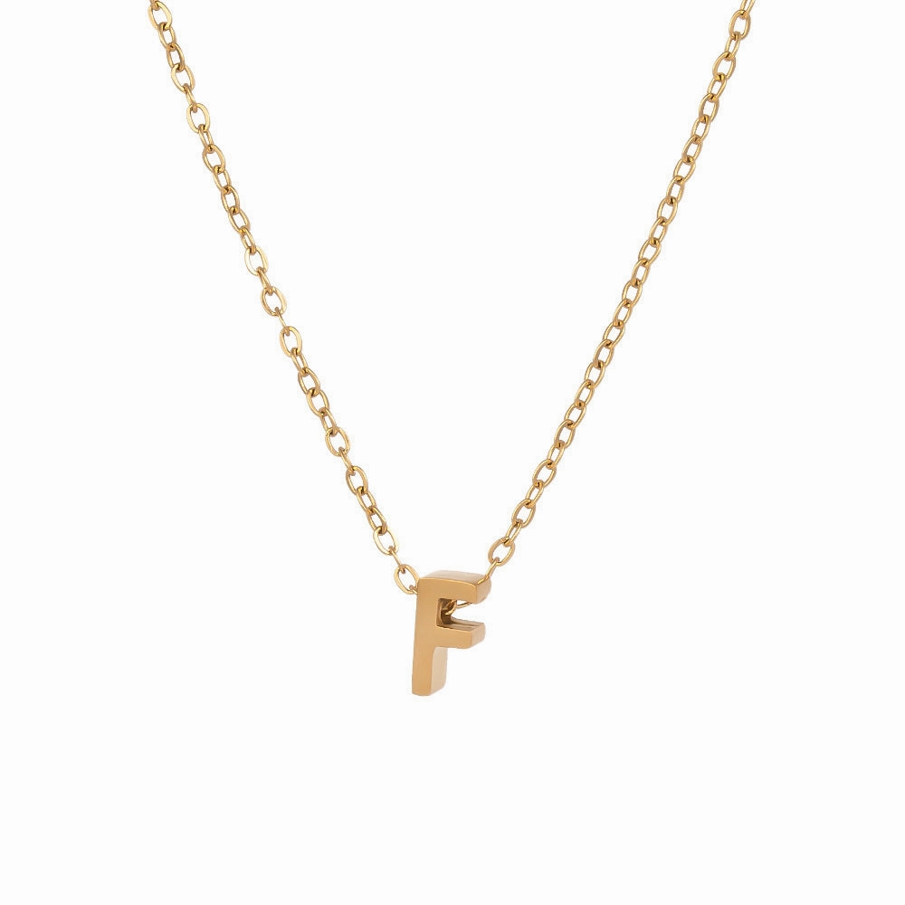 Wholesale Simple and Color Preserving Titanium Steel Women's Versatile Niche High End Exquisite Light Luxury Versatile Simple Necklace