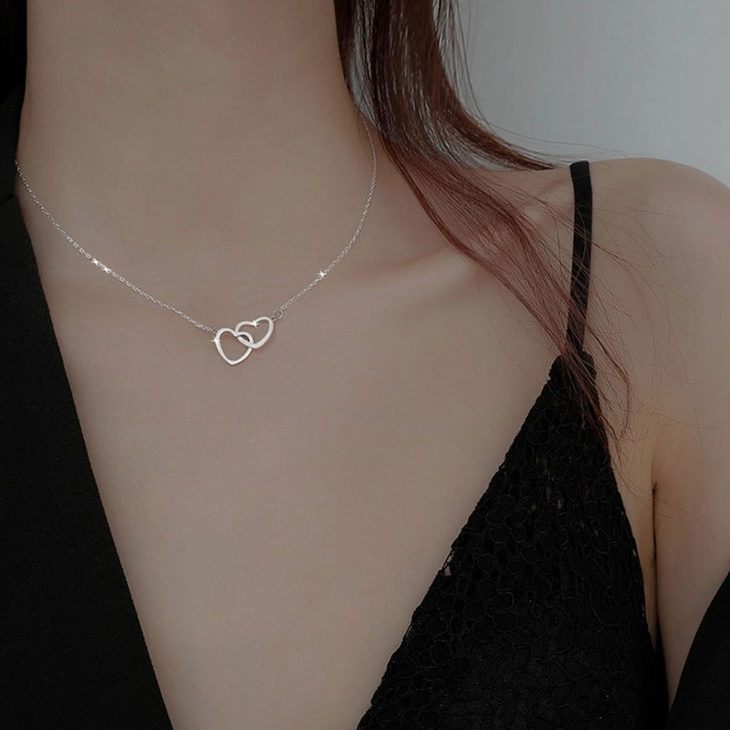 Wholesale Simple and Color Preserving Titanium Steel Women's Versatile Niche High End Exquisite Light Luxury Versatile Simple Necklace