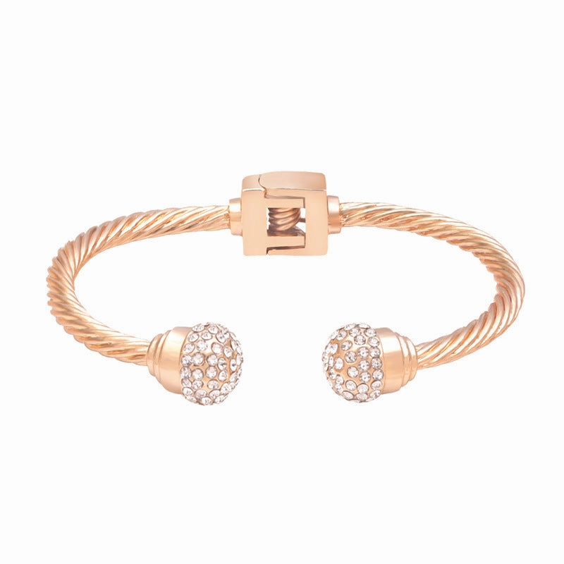 Wholesale Simple Crystal Alloy Bracelet