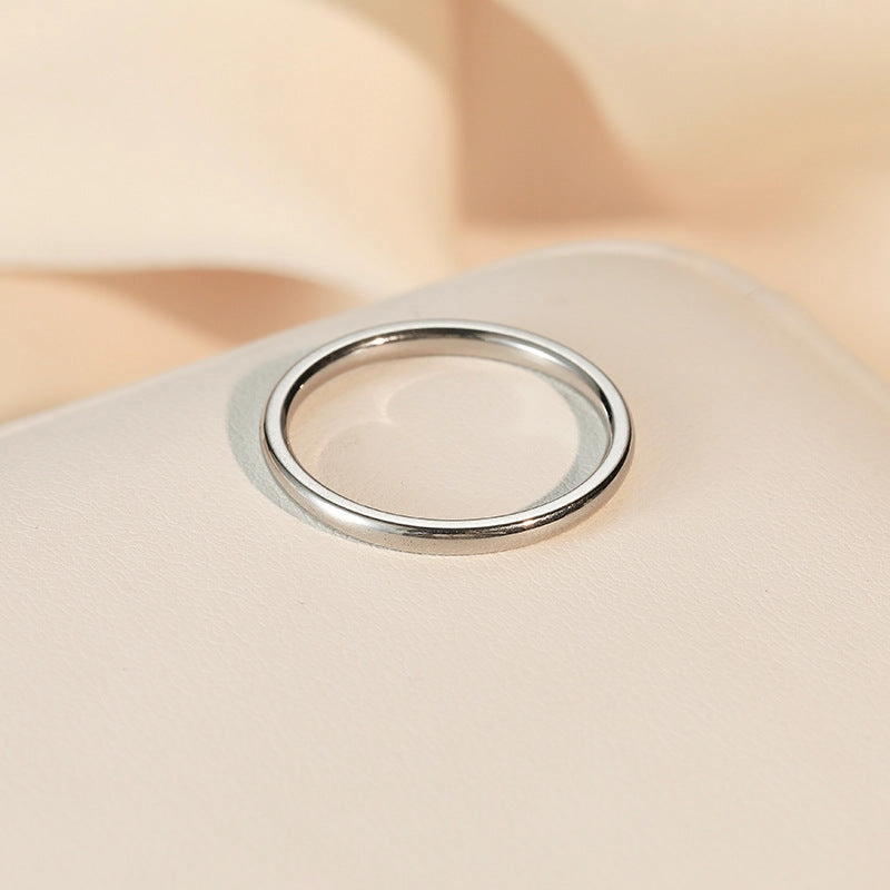 Wholesale Simple Stainless Steel Ring