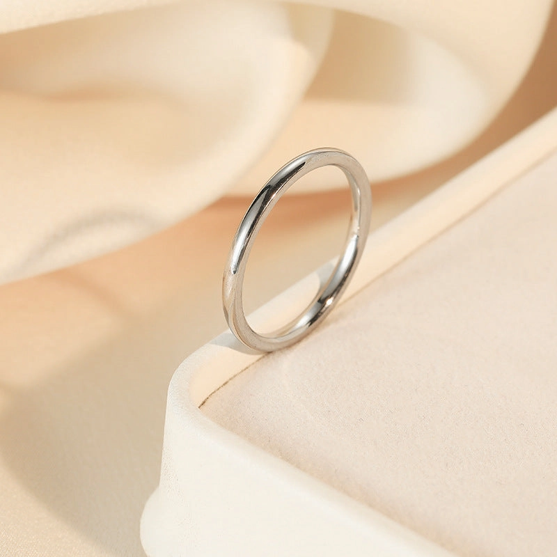 Wholesale Simple Stainless Steel Ring