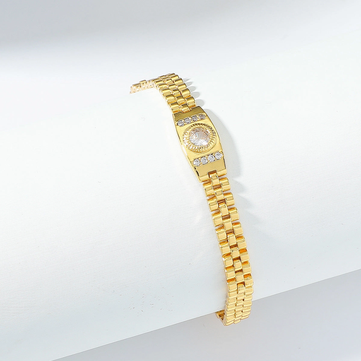 Wholesale Simple Strap Zircon Bracelet