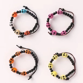 Wholesale Skull Pumpkin Acrylic Bracelet