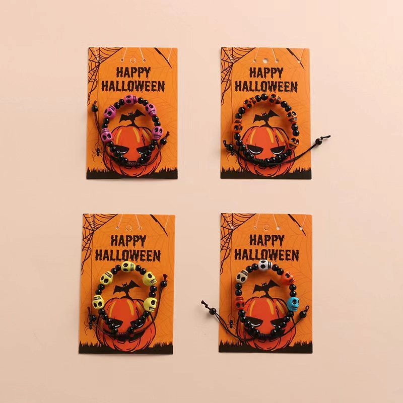 Wholesale Skull Pumpkin Acrylic Bracelet