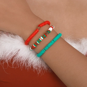 Wholesale Soft Pottery Pentagram Stretch Bracelet