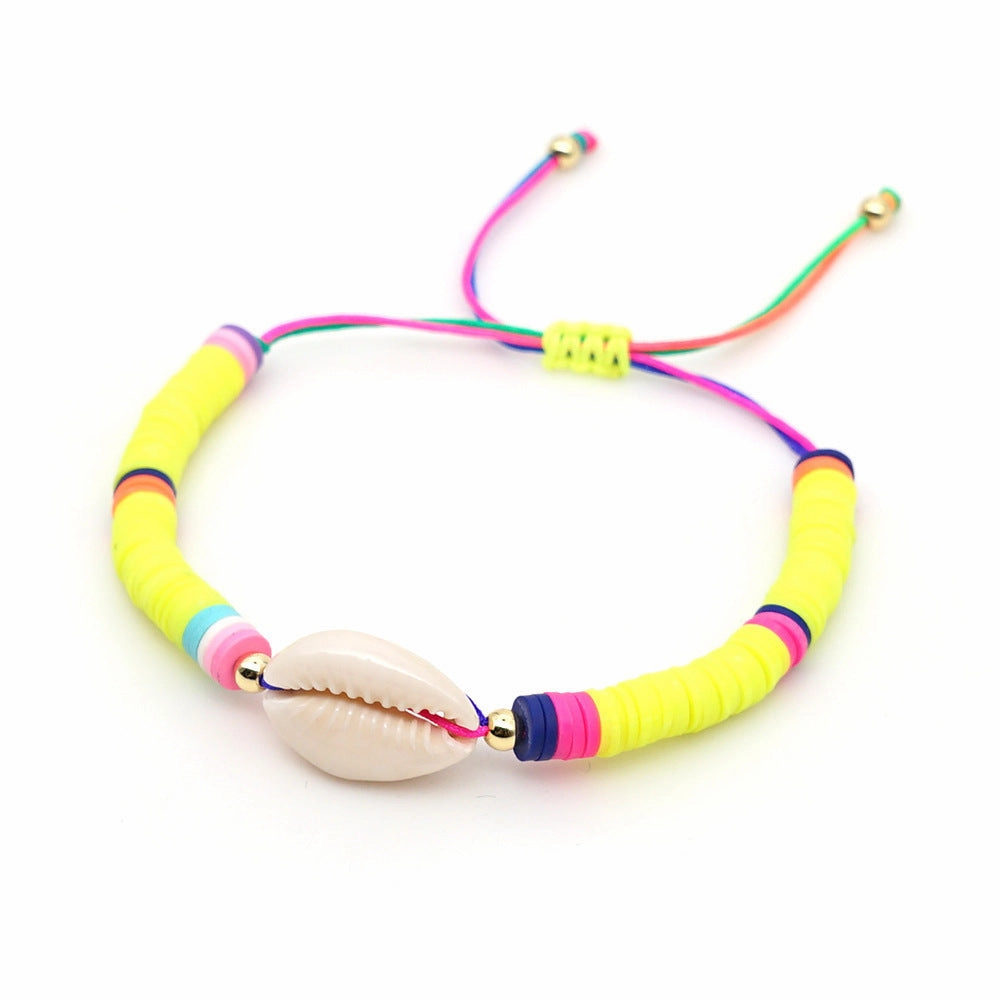 Wholesale Soft Pottery Shells Bracelet