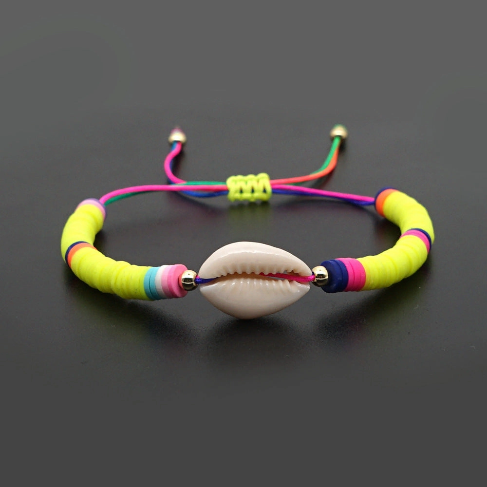 Wholesale Soft Pottery Shells Bracelet