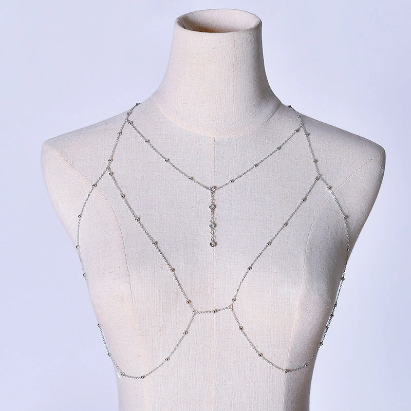Wholesale Sparkling Diamond Pendant Alloy Necklaces