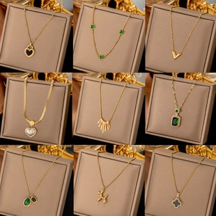 Wholesale Sparkling Twist Chain Titanium Steel 18K Gold Bracelet