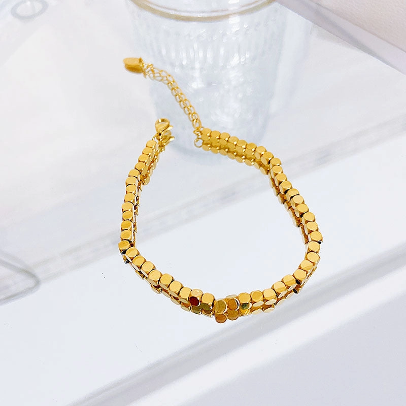 Wholesale Square Non-fading Titanium Steel Bracelet