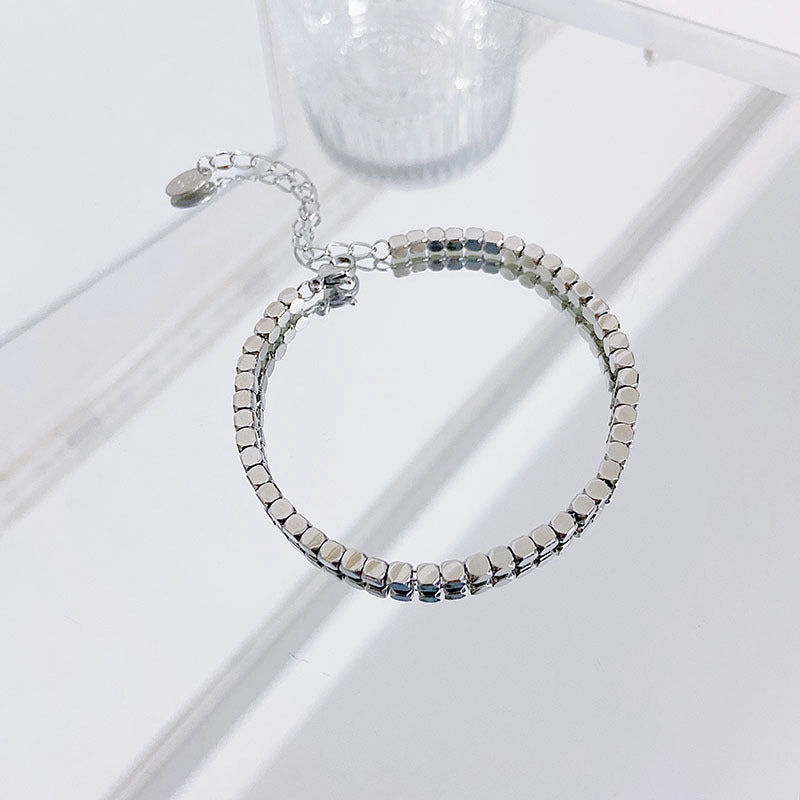 Wholesale Square Non-fading Titanium Steel Bracelet