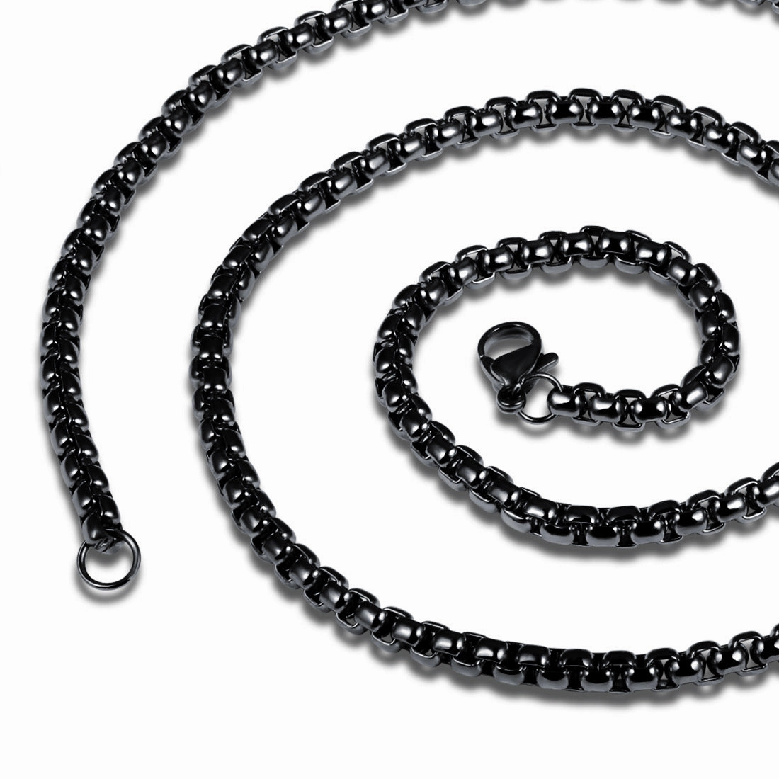Wholesale Square Pearl Titanium Steel Necklaces